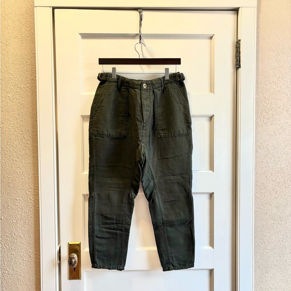 Free People green pant Sz 0